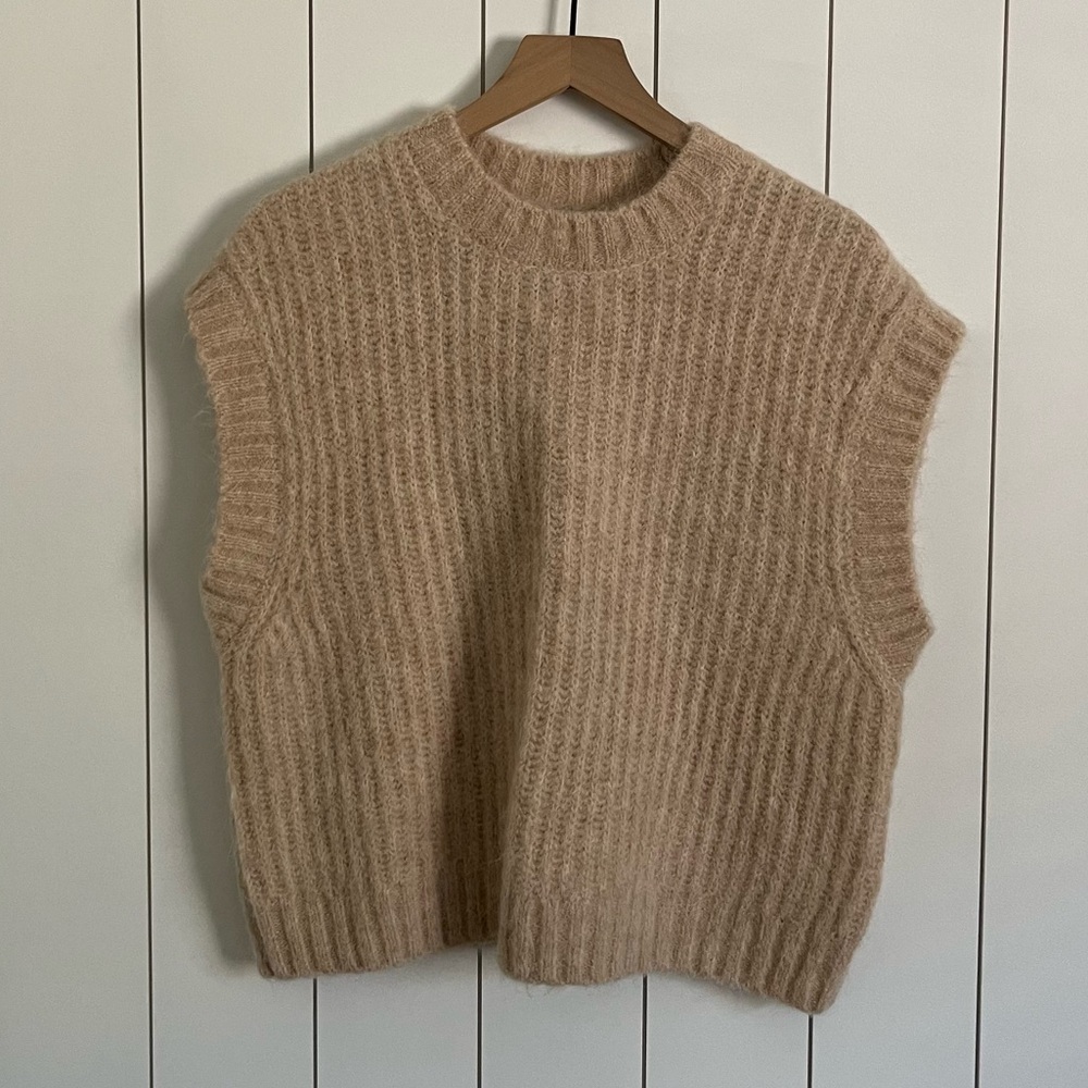 Anine Bing Adam Crew Neck Sweater Vest